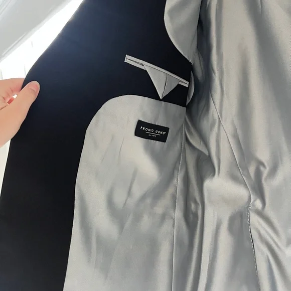 Pronto Uomo Classic Black Blazer - Picture 13 of 14